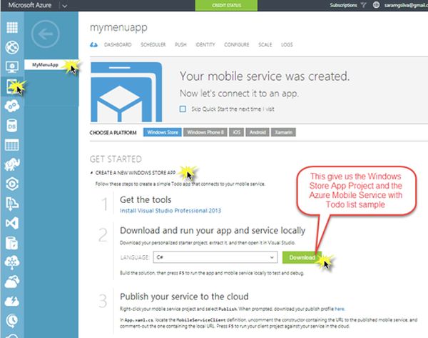CREATE A NEW WINDOWS STORE APP